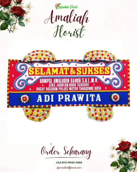 Papan Bunga Ucapan Selamat Wayame